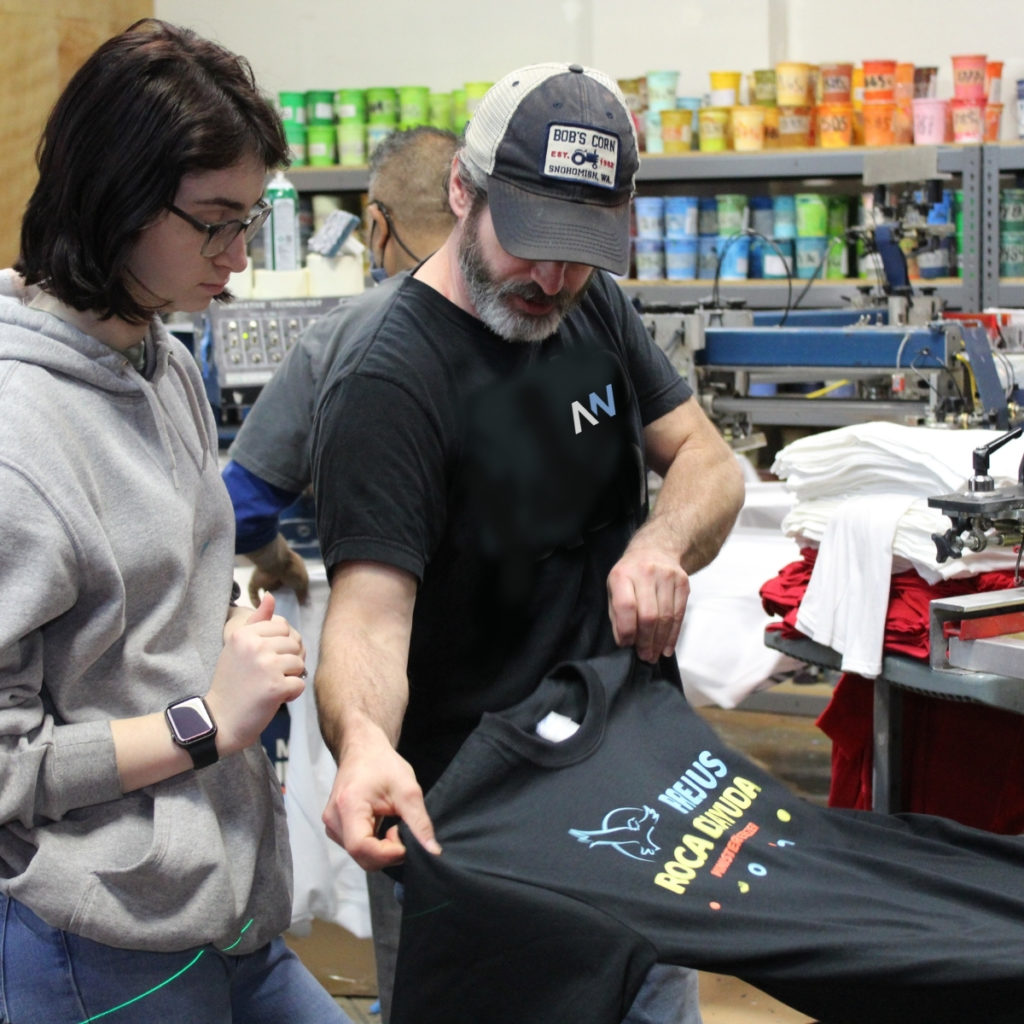 Heat Press Printing in Everett and Snohomish Screen Printing NW