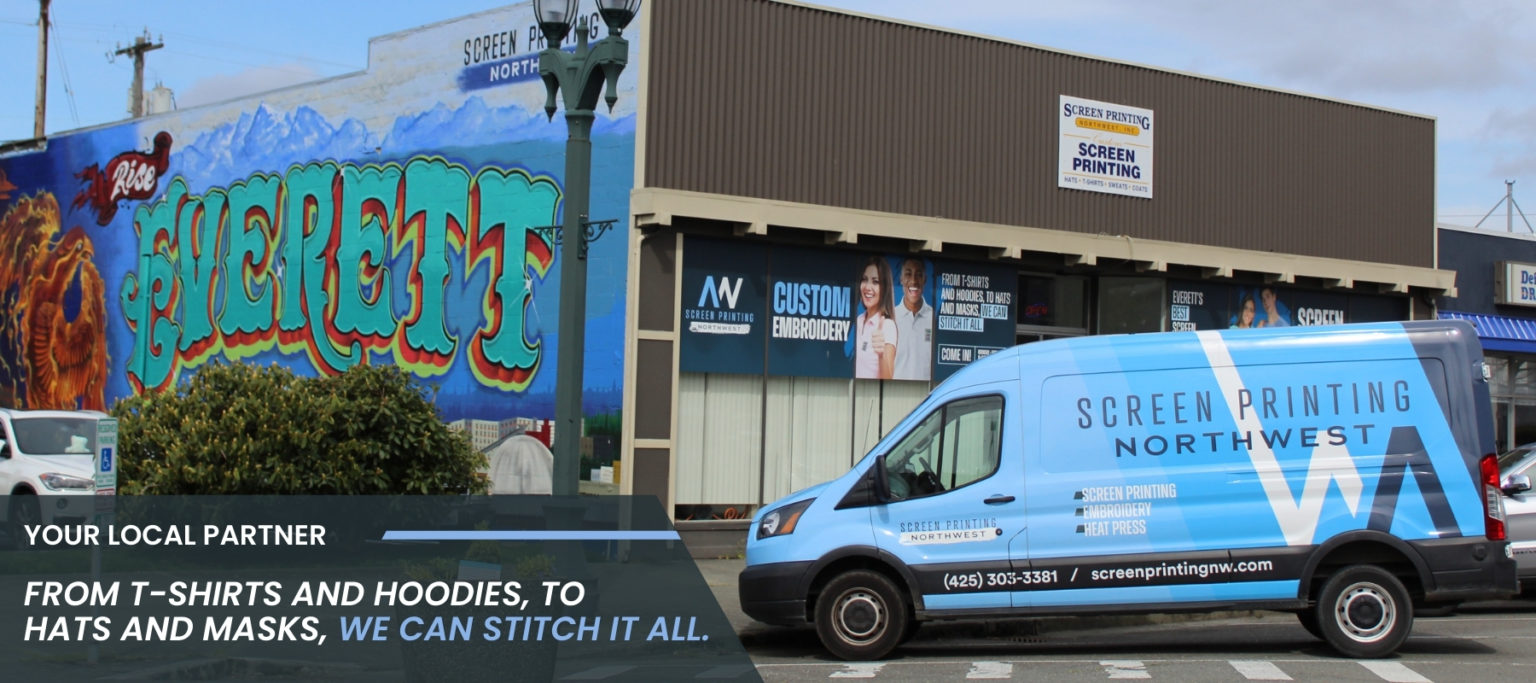 Screen Printing Embroidery in Everett, Snohomish Screen Printing NW