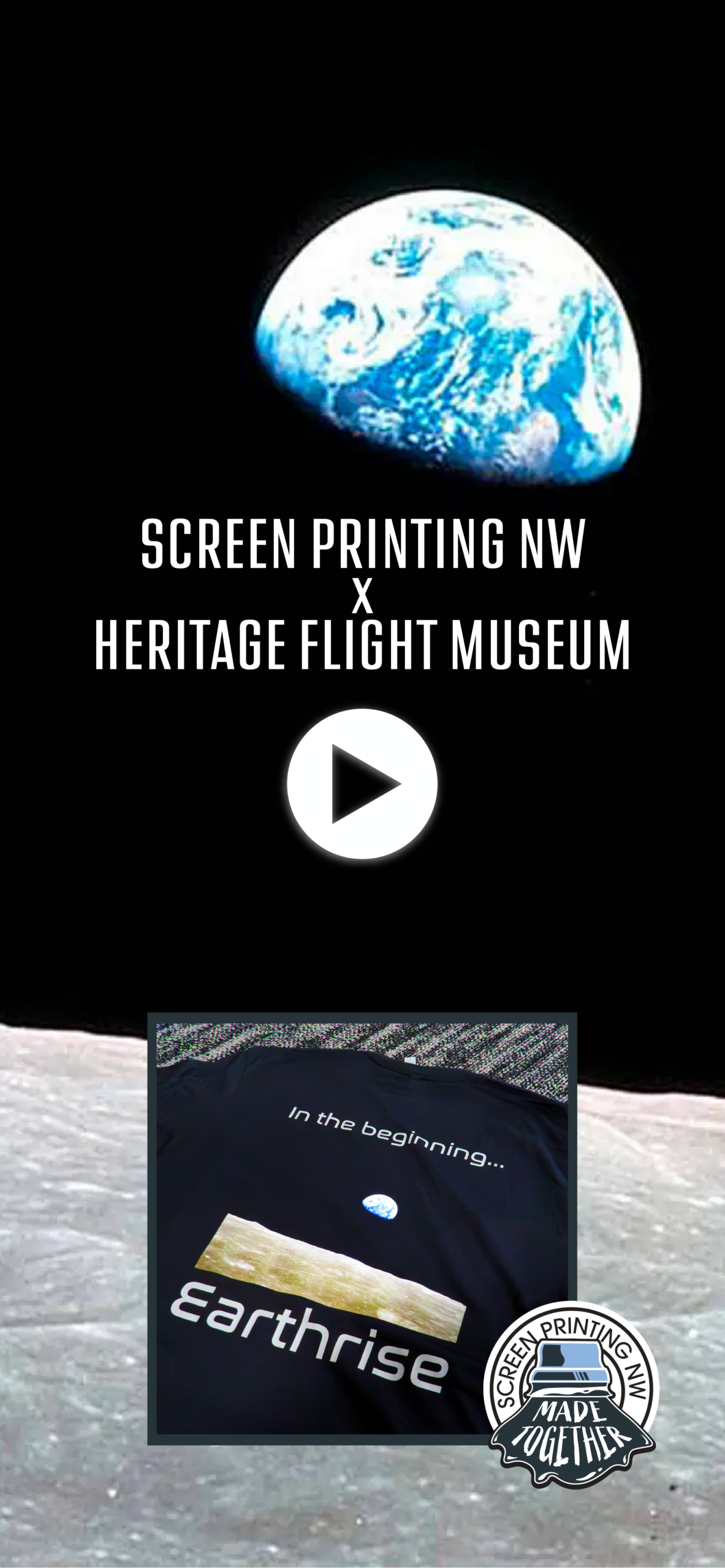 MADE TOGETHER: Screen Printing NW + Heritage Flight Museum